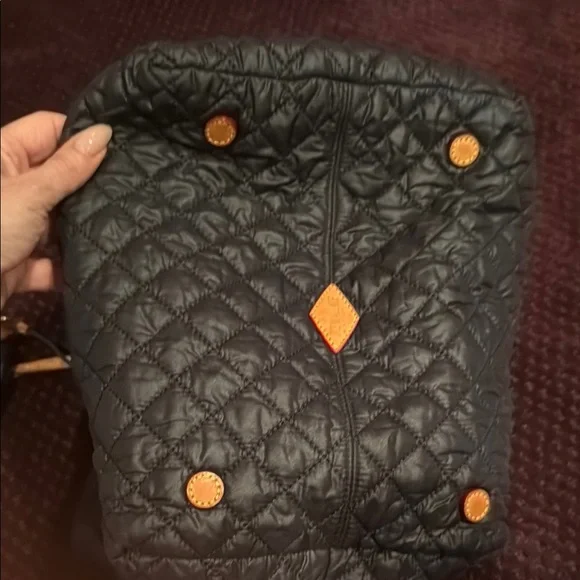 MZ Wallace Navy Quilted Tote Bag - Picture 6 of 6